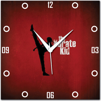 72% OFF on Amore The Karate Kid Analog Wall Clock Red