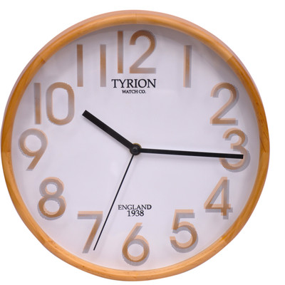 71% OFF on TYRION Parallax Wooden Analog Wall Clock Light Bamboo 71% OFF on TYRION Parallax Wooden Analog Wall Clock Light Bamboo