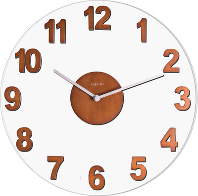 8% OFF on Nextime Woody Analog 38.862 cm Dia Wall Clock White 8% OFF on Nextime Woody Analog 38.862 cm Dia Wall Clock White