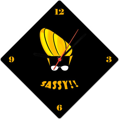 60% OFF on Lovely Collection Johny Bravo Analog Wall Clock Multicolor
