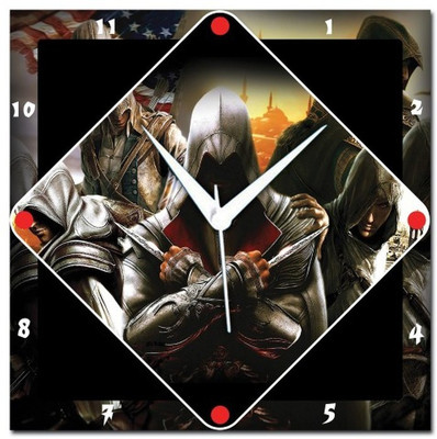 70% OFF on WebPlaza Assassins Creed Analog Wall Clock Multicolor