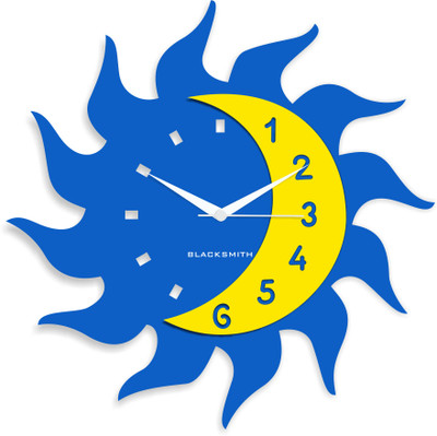 37% OFF on Blacksmith Sun Moon Blue Analog Wall Clock Light Blue 37% OFF on Blacksmith Sun Moon Blue Analog Wall Clock Light Blue