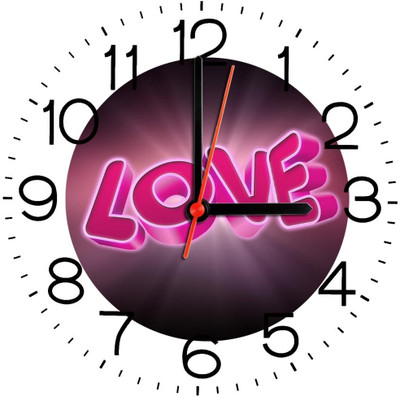 28% OFF on Ellicon 240 Love Design Analog Wall Clock White 28% OFF on Ellicon 240 Love Design Analog Wall Clock White