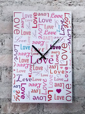 46% OFF on Kwardrobe Valentine Love Analog Wall Clock White 46% OFF on Kwardrobe Valentine Love Analog Wall Clock White