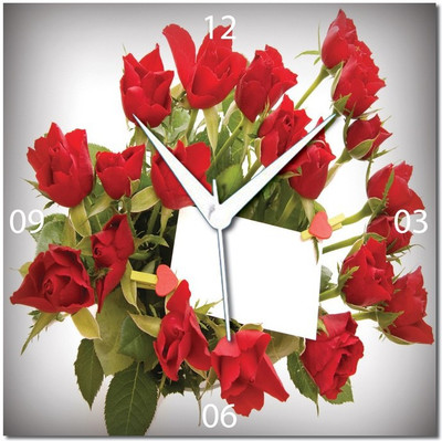 70% OFF on WebPlaza Red Roses Love Valentine Analog Wall Clock Multicolor 70% OFF on WebPlaza Red Roses Love Valentine Analog Wall Clock Multicolor