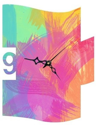 32% OFF on Smileonline 9WC-32 Analog Wall Clock Mulitcolor