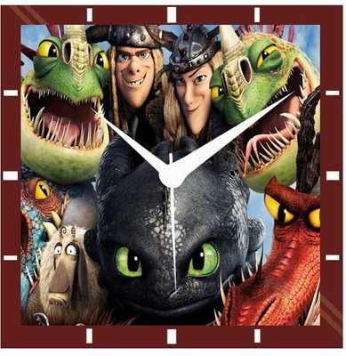 50% OFF on Moneysaver How to Train Your Dragon Analog Wall Clock Multicolour
