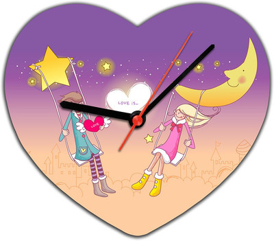 53% OFF on Lovely Collection Love Is Only You And Me Analog Wall Clock Multicolor 53% OFF on Lovely Collection Love Is Only You And Me Analog Wall Clock Multicolor