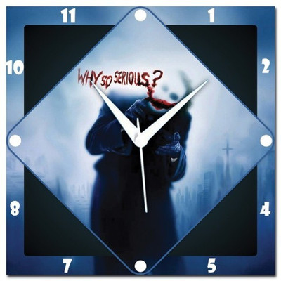 70% OFF on WebPlaza Joker Why So Serious Analog Wall Clock Multicolor