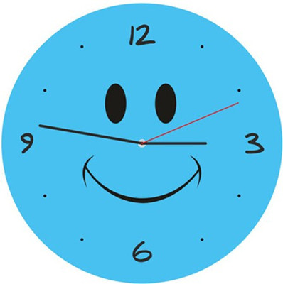 14% OFF on Everyday Gifts Smiley Analog Wall Clock Blue 14% OFF on Everyday Gifts Smiley Analog Wall Clock Blue