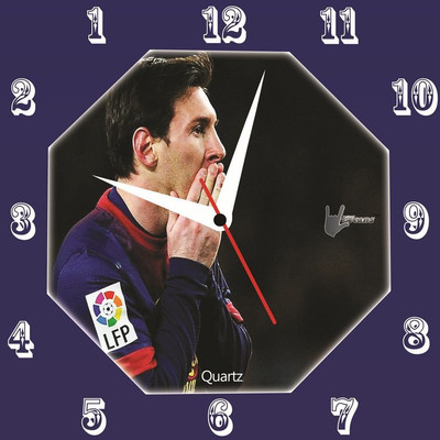 55% OFF on Lycans Anti 0048 Analog Wall Clock Black, Voilet