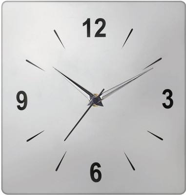 68% OFF on GP Square Analog Wall Clock Shiny Silver 68% OFF on GP Square Analog Wall Clock Shiny Silver