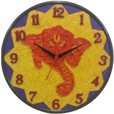 25% OFF on Purple Circle Ganesha Analog Wall Clock Black 25% OFF on Purple Circle Ganesha Analog Wall Clock Black