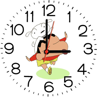 23% OFF on Ellicon B272 Shinchan Funny Cartoon Analog Wall Clock White 23% OFF on Ellicon B272 Shinchan Funny Cartoon Analog Wall Clock White
