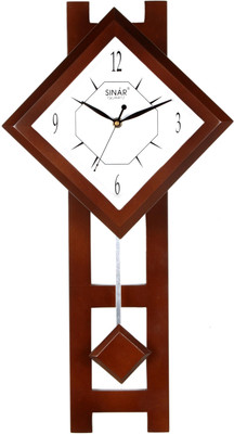 Sinar SQ-5357 Analog Wall Clock Wooden Cola Sinar SQ-5357 Analog Wall Clock Wooden Cola