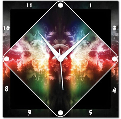 72% OFF on Amore Abstract 107429 Analog Wall Clock Multicolor