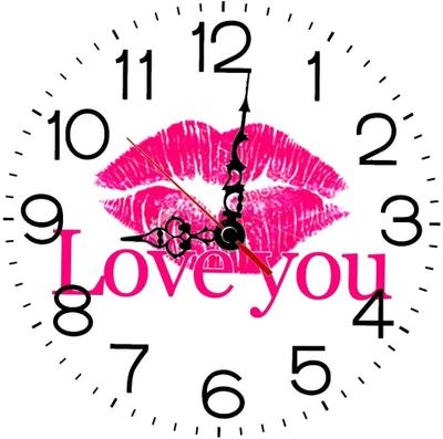 28% OFF on Ellicon 89 Love You Analog Wall Clock White 28% OFF on Ellicon 89 Love You Analog Wall Clock White