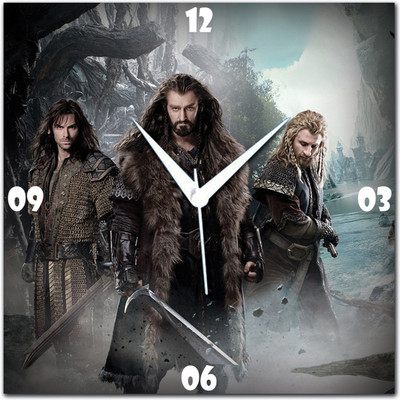 72% OFF on Amore Hobbit 2 Analog Wall Clock Multicolor