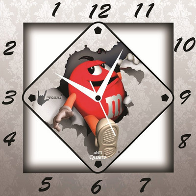 55% OFF on Lycans Anti 0089 Analog Wall Clock Red, White 55% OFF on Lycans Anti 0089 Analog Wall Clock Red, White