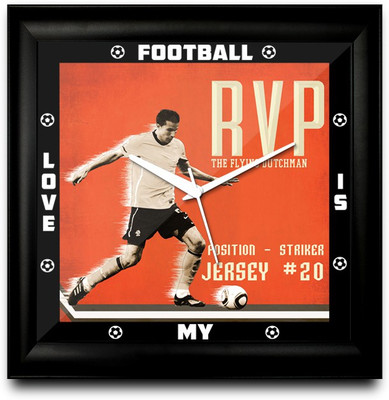 73% OFF on ShopMantra Robin Van Persie Retro Square Analog Wall Clock Black 73% OFF on ShopMantra Robin Van Persie Retro Square Analog Wall Clock Black