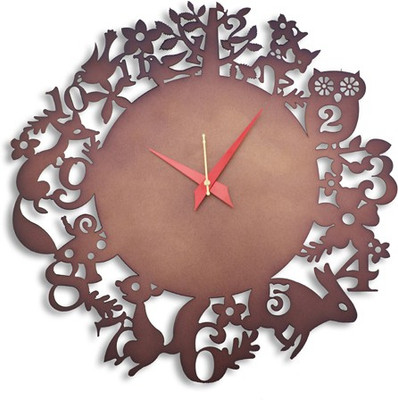 13% OFF on Laser Venue CL14005A Analog Wall Clock Brown