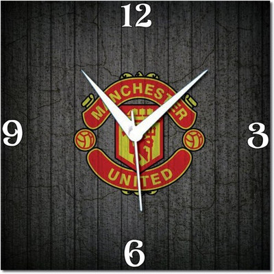 70% OFF on WebPlaza Manchester United Logo Analog Wall Clock Multicolor
