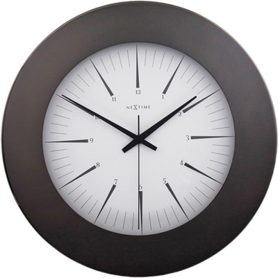 Nextime Colt Analog 45.72 cm Dia Wall Clock Brown Nextime Colt Analog 45.72 cm Dia Wall Clock Brown
