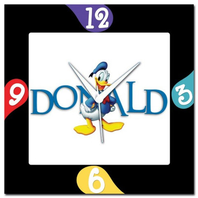 Amore Donald Duck Analog Wall Clock Multicolor Amore Donald Duck Analog Wall Clock Multicolor