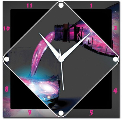 72% OFF on Amore Divine Drink Analog Wall Clock Multicolor