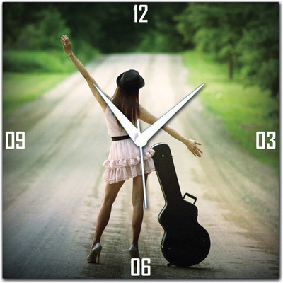 72% OFF on Amore Emma Watson 2 113563 Analog Wall Clock Multicolor