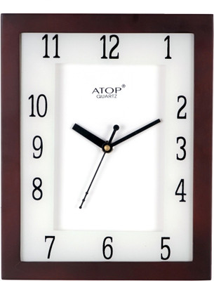 Henix AQ-957 Analog Wall Clock Dark Browm Henix AQ-957 Analog Wall Clock Dark Browm