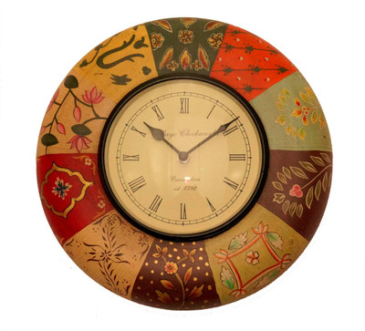 32% OFF on Kuch Khas Handpainted - Medium Analog Wall Clock Multicolor 32% OFF on Kuch Khas Handpainted - Medium Analog Wall Clock Multicolor
