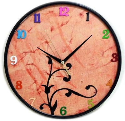 25% OFF on Purple Circle Abstract Analog Wall Clock Black 25% OFF on Purple Circle Abstract Analog Wall Clock Black