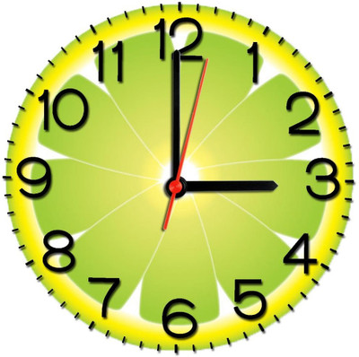 28% OFF on Ellicon 351orange Analog Wall Clock White 28% OFF on Ellicon 351orange Analog Wall Clock White