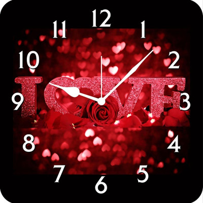 50% OFF on FurnishFantasy Love Analog Wall Clock Multicolor 50% OFF on FurnishFantasy Love Analog Wall Clock Multicolor