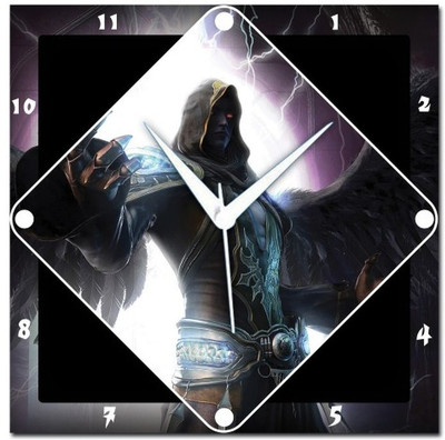 70% OFF on WebPlaza Dark Warrior Analog Wall Clock Multicolor