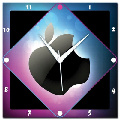 72% OFF on Amore Apple Logo 107330 Analog Wall Clock Purple