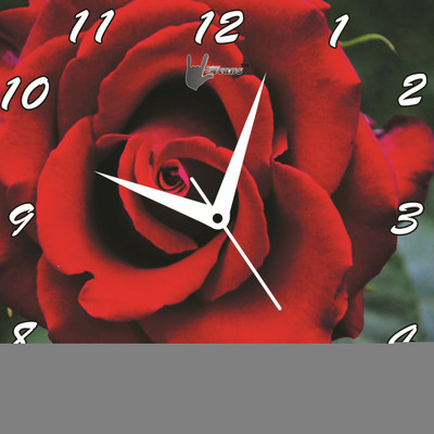 61% OFF on Lycans Rose Analog Wall Clock Red 61% OFF on Lycans Rose Analog Wall Clock Red