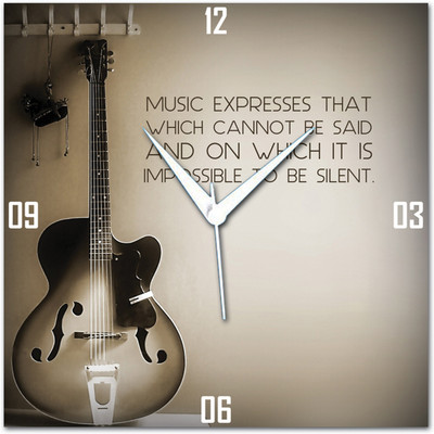 72% OFF on Amore Guitar 6 113666 Analog Wall Clock Multicolor 72% OFF on Amore Guitar 6 113666 Analog Wall Clock Multicolor