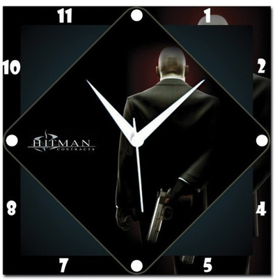 70% OFF on WebPlaza Hitman Analog Wall Clock Multicolor