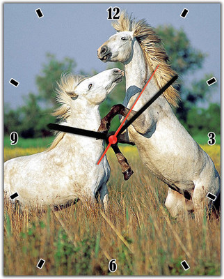 50% OFF on Lovely Collection Horse Couple Analog Wall Clock Multicolor 50% OFF on Lovely Collection Horse Couple Analog Wall Clock Multicolor