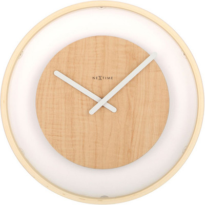 29% OFF on Nextime Wood Loop Analog 29.972 cm Dia Wall Clock Brown 29% OFF on Nextime Wood Loop Analog 29.972 cm Dia Wall Clock Brown