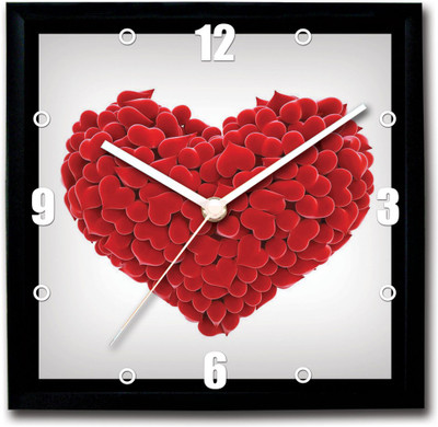41% OFF on StyBuzz 3D Heart In Heart Valentine Analog Wall Clock Black 41% OFF on StyBuzz 3D Heart In Heart Valentine Analog Wall Clock Black