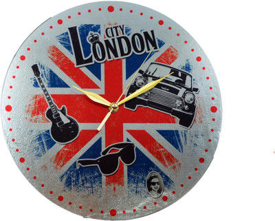 50% OFF on Basement Bazaar BBZ-231 Analog Wall Clock Multi