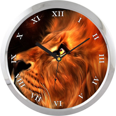 31% OFF on Shopping Monster Designer Lion Analog Wall Clock Silver 31% OFF on Shopping Monster Designer Lion Analog Wall Clock Silver