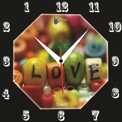 55% OFF on Lycans Anti 0052 Analog Wall Clock Yellow, Black