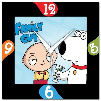 70% OFF on WebPlaza Family Guy Analog Wall Clock Multicolor