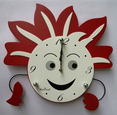 Wood Craft WG-122 Analog Wall Clock Red Wood Craft WG-122 Analog Wall Clock Red