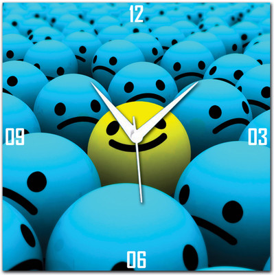 72% OFF on Amore Smille 1 Analog Wall Clock Blue