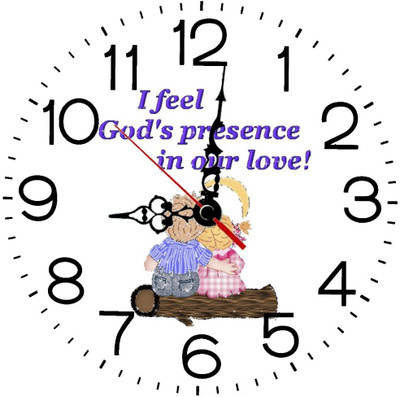 28% OFF on Ellicon 262 God Presence Our Love Analog Wall Clock White 28% OFF on Ellicon 262 God Presence Our Love Analog Wall Clock White